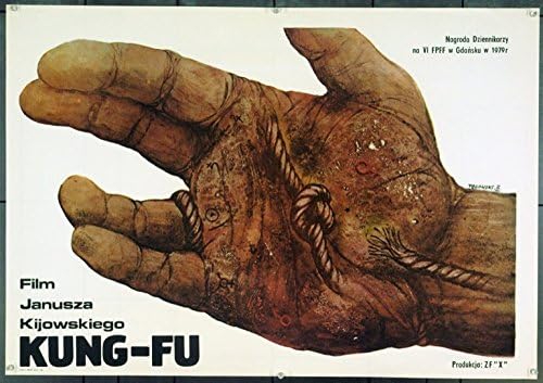 Kung-fu original Poster Poster Arte de Andrezej Pagowski muito bem