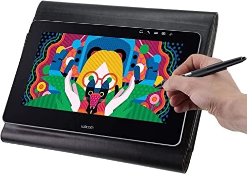 Broonel Leather Graphics Tablet Folio Case - Compatível com GrandBeing 12 polegadas LCD REALIZAÇÃO Tablet de arte