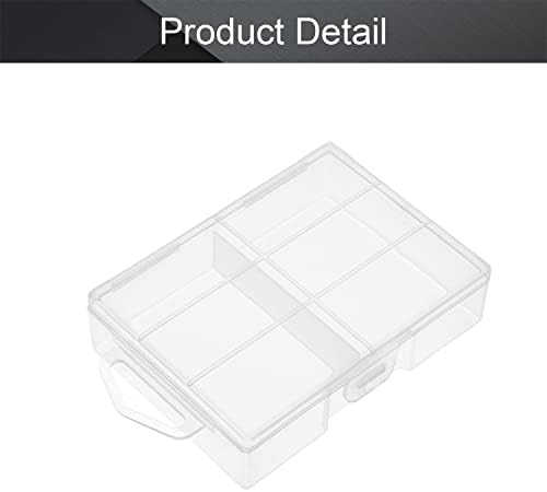 FILECT 24 X AAA Caixa de organizador de caixa de armazenamento de bateria transparente