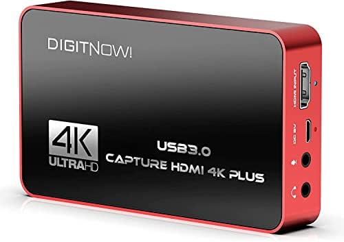 Rybozen Capture Card, dispositivo de captura de vídeo, HD 60s USB 3.0 Capture Card HDMI 4K Plus, sem repasse