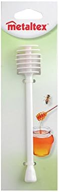 Metaltex Honey Dipper 15cm, 3,2 x 6,7 x 22,7 cm, branco